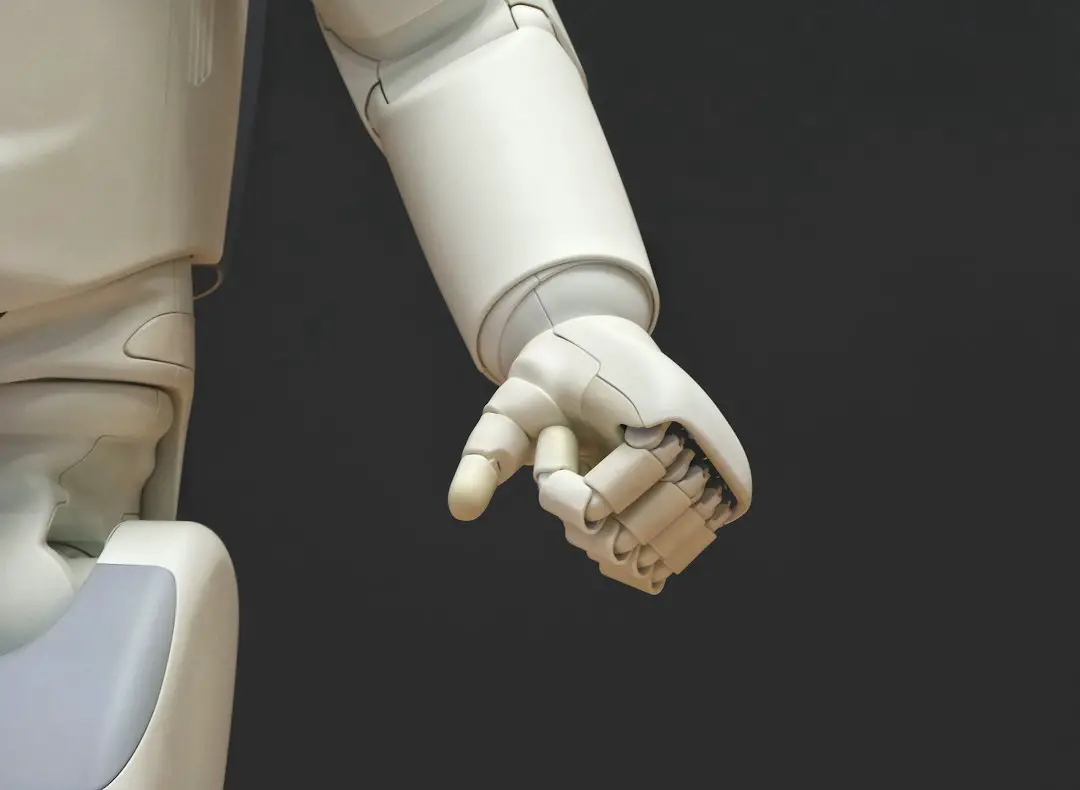 white robot
