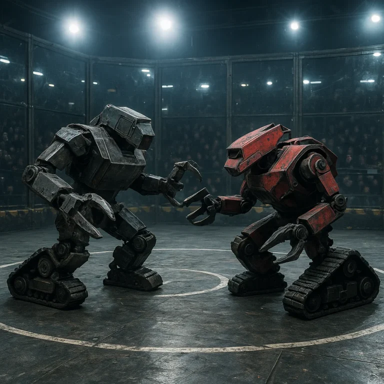 Featured image for Robot Wrestling Evolution From Scrapyard to AI 2026